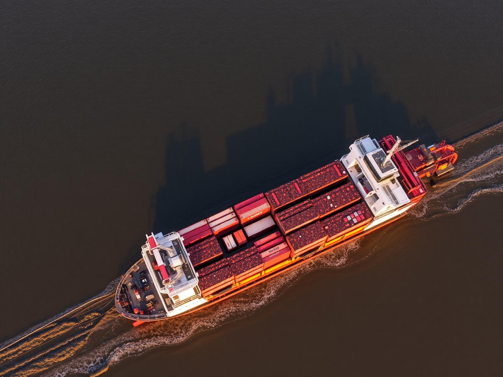 Logistics and distribution at port